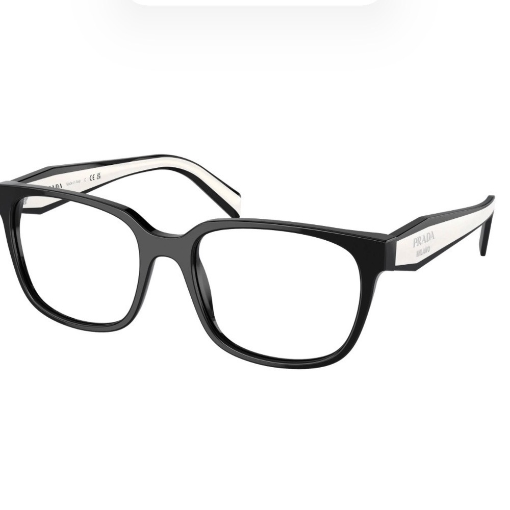 Prada Black Eyeglass Frames - Picture 3 of 7